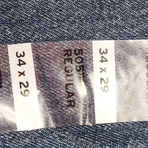 Levis Strauss & Co. 505 Regular Mens Jeans W34 L29 NWT - Picture 6 of 13